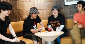 対談で盛り上がる畑冷泉館のみなさんとSAUNA SAKURADOスタッフ