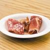 中洲博多座周辺の穴場カフェバーSKIFFメニューのProsciutto Trio(生ハムの3種盛り)